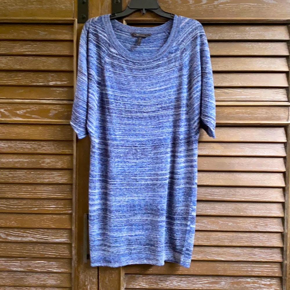 Knitted blue dress